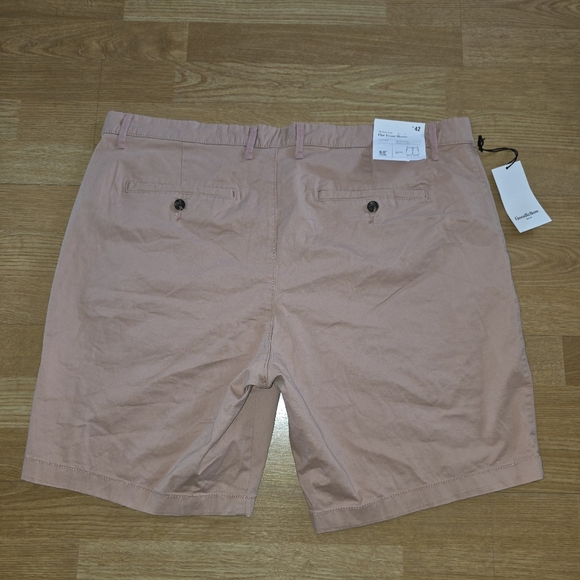 Goodfellow & Co Flat Front The Every Wear Shorts Coral Pink Size 42 NWT D-2846 - Picture 5 of 6